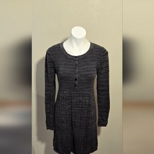 Prana Athleisure Dress Ribbed Long Sleeve Outdoor Modest Women's Size Large